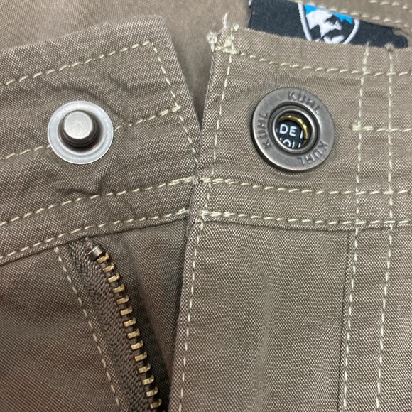 Kuhl Vintage Patina Dye khaki cargo pants size 12 - Picture 4 of 10